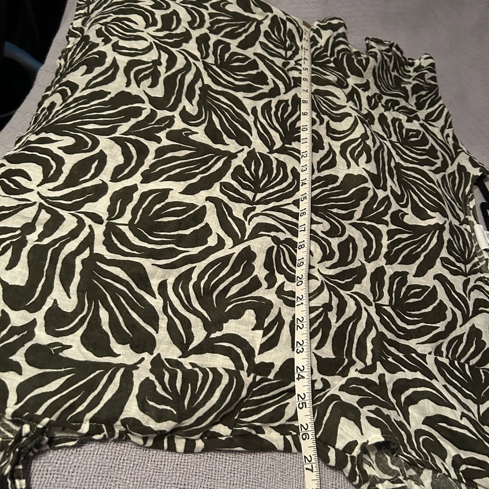 Nicole Miller 100% linen top, size 3X - Picture 5 of 5